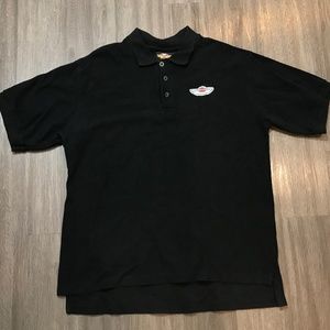 Harley Davidson Polo Black Short Sleeve Shirt